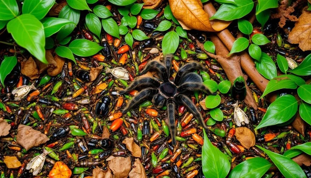17304 tarantula digesting food