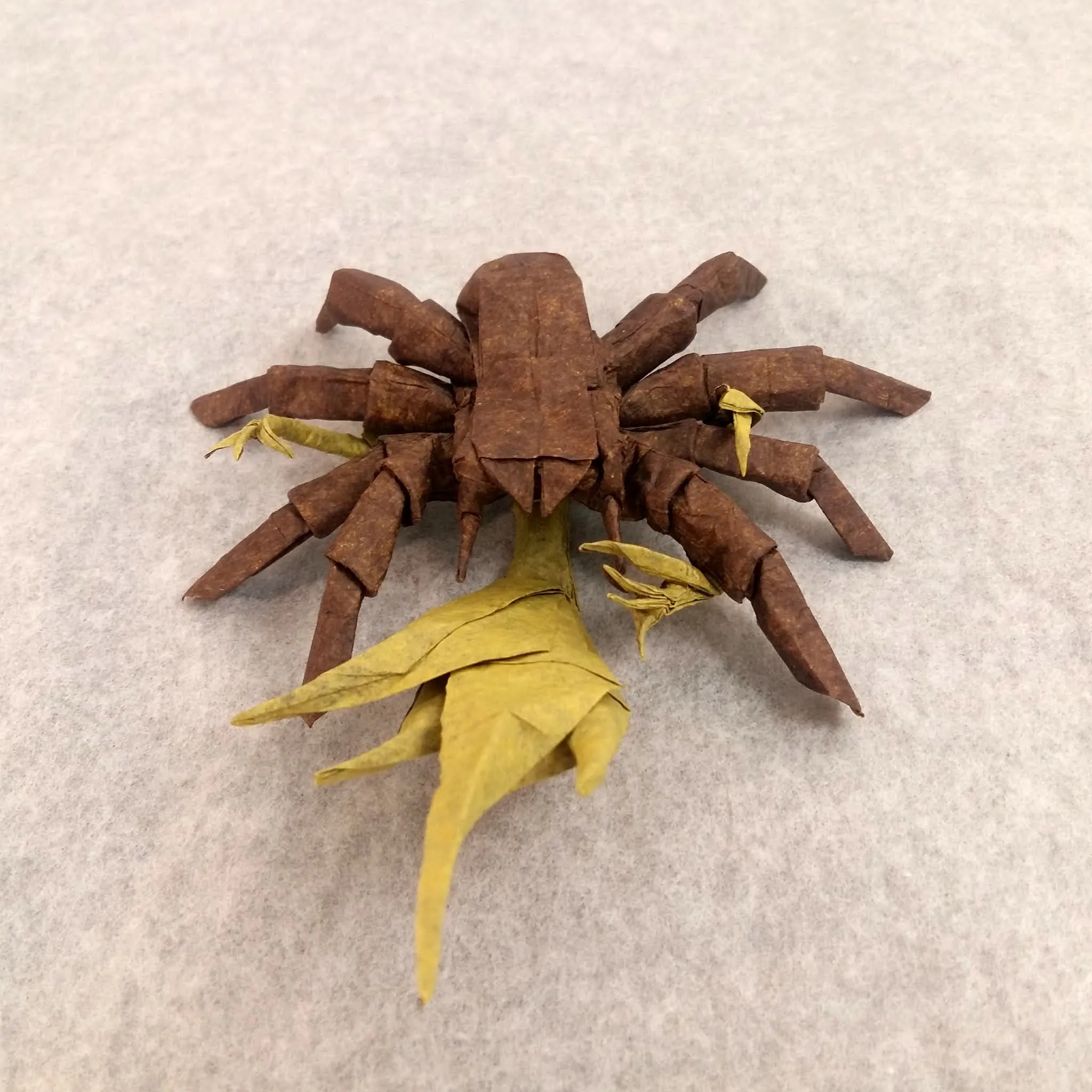 17383 origami tarantula body creation