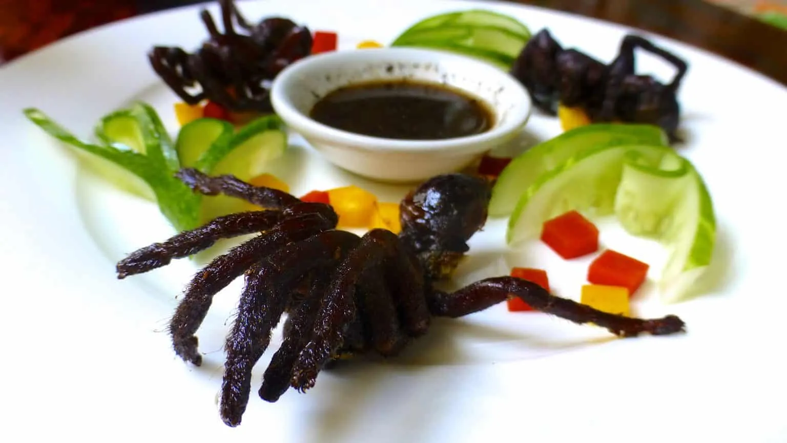 17394 fried tarantula dish