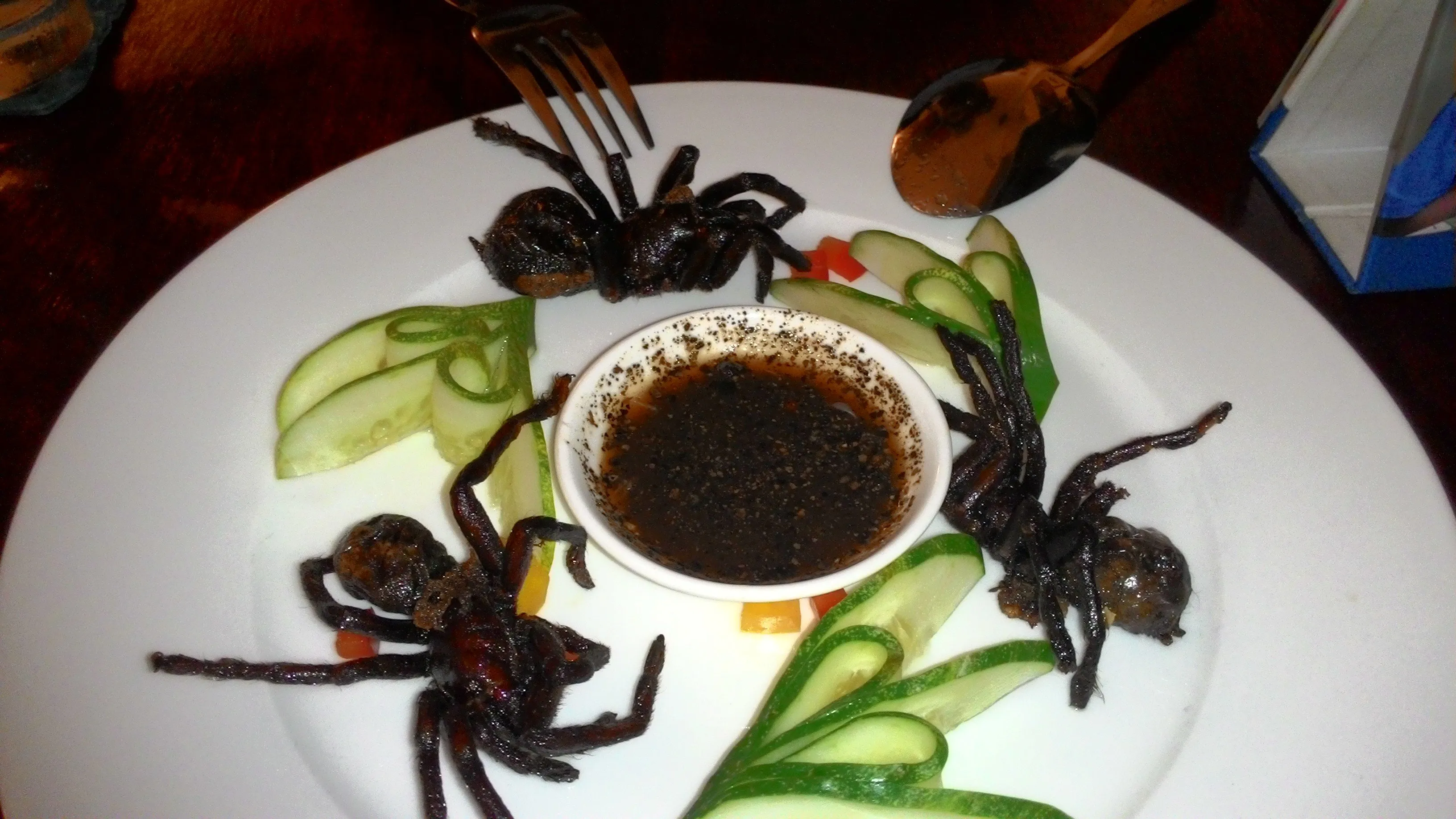 17394 tarantula eating