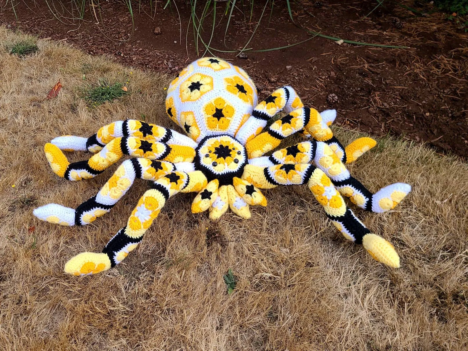 17425 tarantula crochet amigurumi
