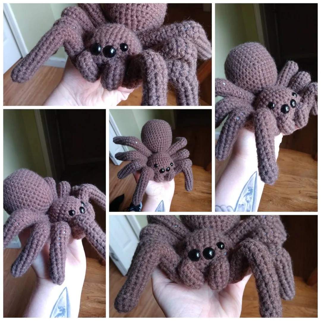 17425 tarantula crochet wall decorations