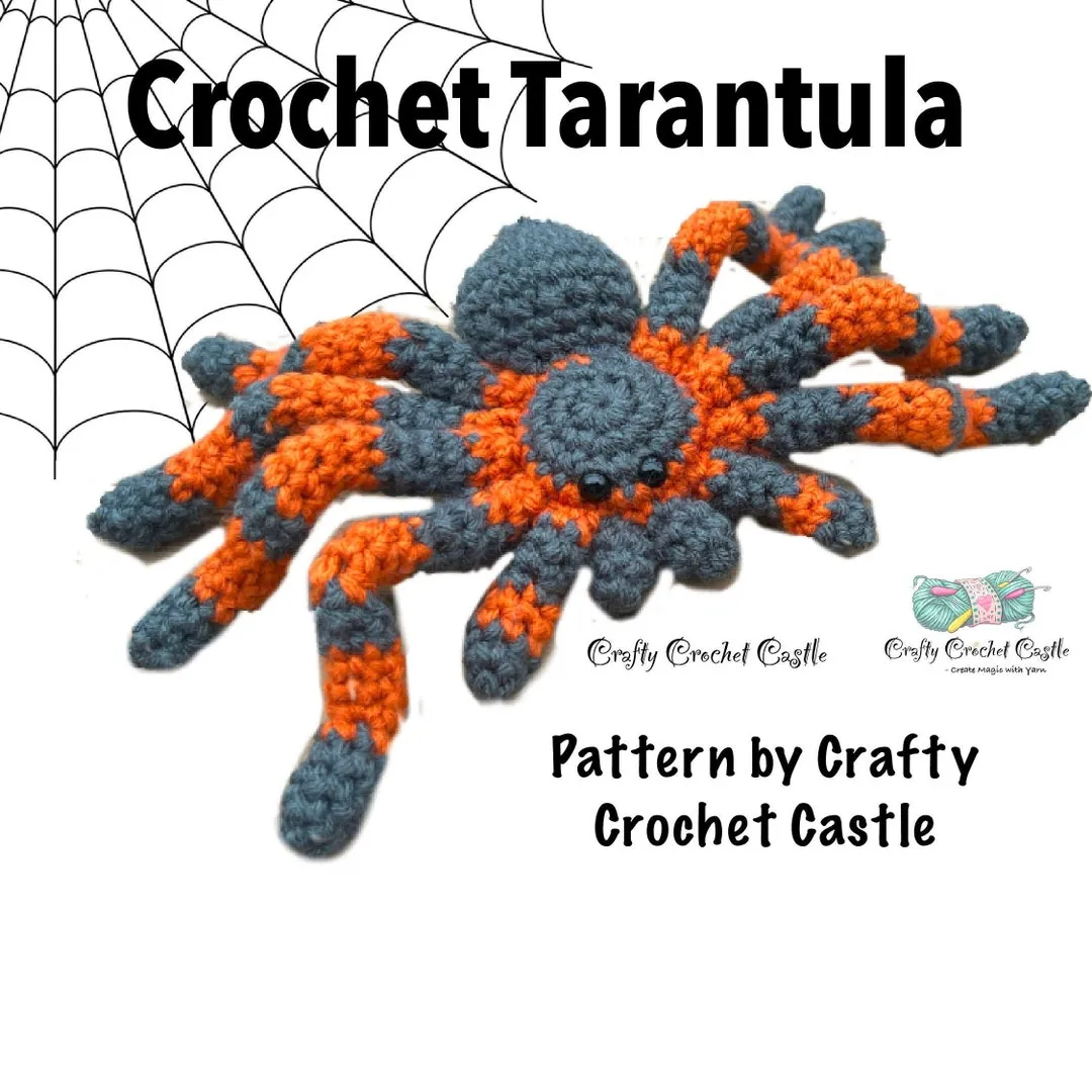 17425 unique tarantula crochet spider